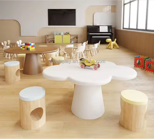 Meubles en <span class=keywords><strong>bois</strong></span> massif de <span class=keywords><strong>haute</strong></span> qualité Eibele Table et chaises en <span class=keywords><strong>bois</strong></span> en forme de fleur pour enfants à <span class=keywords><strong>prix</strong></span> compétitif - Product Image 1