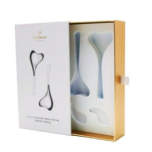 Benutzer definiertes Logo Leere <span class=keywords><strong>Gua</strong></span> <span class=keywords><strong>Sha</strong></span> Schubladen box für Jade Roller und Gesichts reiniger Schwamm mit Augen creme gefüttert - Product Image 4