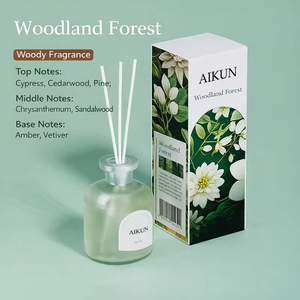 Diffuseur de parfum d'ambiance Aikun 250 ml personnalisé, aromathérapie avancée, parfum longue durée, aide au sommeil, grand flacon, diffuseur à bâtonnets. - Product Image 2