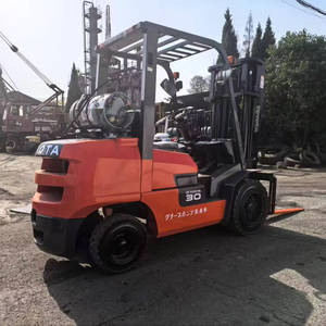 รถยกโฟล์คลิฟท์มือสองคุณภาพดี ยี่ห้อโตโยต้า รุ่น Fgzn ขนาด 2.5/3/4/5/7/10/15/16/25/30 ตัน ใช้เชื้อเพลิง LPG ของแท้จากญี่ปุ่น - Product Image 1