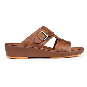 Sandales arabes personnalisées SHIKOL de qualité supérieure pour hommes, en <span class=keywords><strong>cuir</strong></span> véritable, confortables, vente en gros, style Dubaï, semelle en caoutchouc légère, <span class=keywords><strong>luxe</strong></span> - Product Image 3