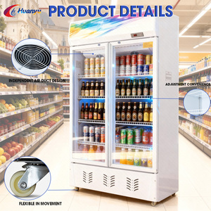 Vetrina Refrigerata Verticale Monotemperatura per Bevande con Controllo LED, Uso Commerciale, Installazione Sottobanco - Product Image 6