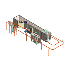 Horizontal Automatic Chain Moving Semi-automatic Powder Coating Line