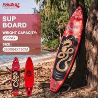 Planche à pagaie gonflable EU Dropshipping Factory Direct 320/335/350/385cm Super Large Stand Up Paddle Board Capacité de charge MAX 215kg
