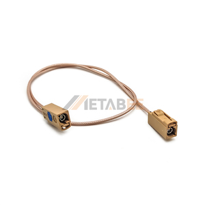 FAKRA <span class=keywords><strong>Jack</strong></span> a FAKRA Beige <span class=keywords><strong>Jack</strong></span> Cable con código coaxial I RG316 - Product Image 2