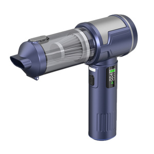 Aspiradora de mano recargable de 0.4L con pantalla digital y luces LED para limpieza del hogar - Product Image 5