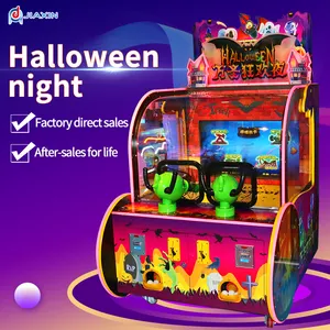 Muntautomaat Halloween Marmeren Schietspelmachine Voor Kinderen Simulatie-Schietmachine Voor Videogames