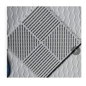 Tapis modulaire en PVC souple à emboîtement pour salle de bain, cuisine, terrasse, garage, zone humide - Product Image 1