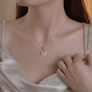 Collar de Acero Inoxidable de Moda 2024 con Colgante de Plata de Ley, el Regalo de Joyería Más Popular para Mujeres - Product Image 6