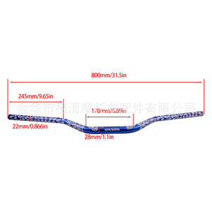 Manillares de Motocicleta Zuqing de 28 mm, Diseño de Calavera en Aleación de Aluminio, para Uso Todoterreno MX - Product Image 4