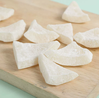 Tranches de noix de coco confites séchées par congélation de qualité supérieure (morceaux de chair de noix de coco) 100% naturelles sans additifs