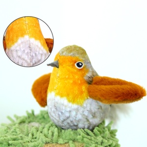 Lifelike Flapping <strong>Bird</strong> Cat Plush Toy Cat Accessories Toys Electric Simulation <strong>Birds</strong> Chirping Teaser Toy Steel Wire - Product Image 2