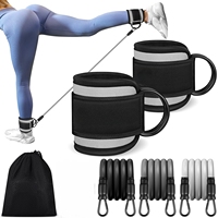 Sangles de cheville robustes réglables pour musculation, équipement de soutien pour entraînement des jambes sur machine à câble de gym