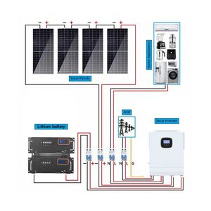 High Efficiency All in One <b>48V</b> Lithium <b>Battery</b> 10-20Kw Solar Board Home Energy Power Storage System off Grid CAN - Product Image 2