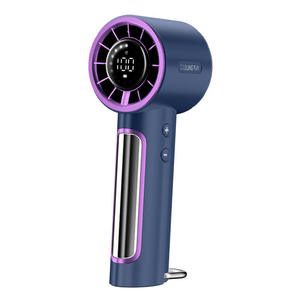Unique new handheld high-speed cooling <b>fan</b> with scrolling LED lights and digital display - Product Image 6