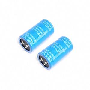 SAMWHA Super <span class=keywords><strong>Farrah</strong></span> 2.7V 500F Condensateur électrolytique en aluminium à 2 broches Audio automobile Super condensateur 35x60mm - Product Image 1