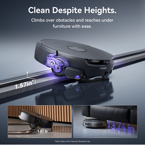 2026 All-in-one Robotic Vacuum Navimind Pro Autonomous System <b>Hands</b>-<b>free</b> Whole House Deep Cleaning Filter Wet/dry Rv2401+as2402 - Product Image 5