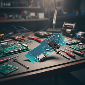 Placa de carga auxiliar original para placa base Samsung Galaxy A12 A125 A127 M12 M127 - Product Image 3