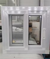 Profilés de fenêtres en PVC/UPVC de la série 80 coulissante, extrudés en usine