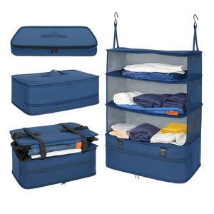 Sac de rangement de voyage multifonctionnel à trois couches, sac de finition pour <span class=keywords><strong>valise</strong></span>, voyage d'affaires, garde-robe simple - Product Image 1