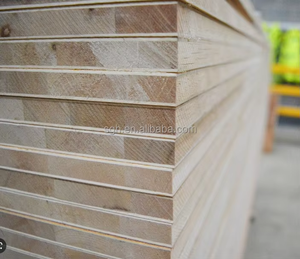 Panneau moderne écologique de bloc de placage naturel stratifié de 18mm avec le prix concurrentiel pour la porte de garde-robe d'hôtel - Product Image 1