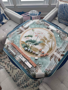 Vente directe d'usine aux États-Unis, ensemble professionnel de 160 tuiles avec supports, jeu de Mahjong occidental pour soirée de jeu <span class=keywords><strong>en</strong></span> <span class=keywords><strong>famille</strong></span> - Product Image 1