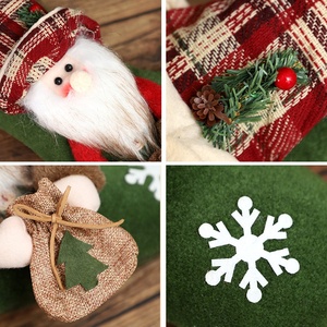 New Cloth <strong>Christmas</strong> Ornaments Santa <strong>Stockings</strong> Gift Bags <strong>Christmas</strong> Tree Decorations <strong>Candy</strong> <strong>Stockings</strong> Festive Holiday Decor - Product Image 4