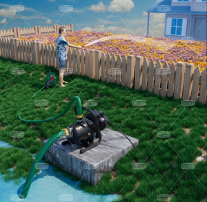 مضخة مياه محمولة لتعزيز ضغط الرشاشات من إنتاج شركة GP Enterprises، مصنوعة من اللدائن الحرارية، بقدرة رفع للمياه تبلغ 25 قدمًا، وبسعر المصنع في الصين - Product Image 5