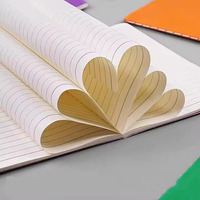 A5 A6 Papelería Juego de cuadernos baratos Cuaderno colorido impreso promocional con Cuaderno de sutura con logotipo impreso