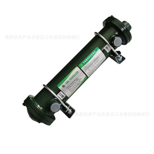 Refroidisseur d'huile hydraulique ou radiateur à eau à tubes en cuivre de type OR pour groupe électrogène, réservoir sous pression horizontal en métal - Product Image 1