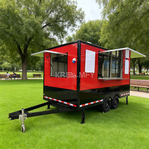 Kiosque mobile à café, chariot de vente ambulante, camion de restauration extérieur, caravane alimentaire, remorque - Product Image 1