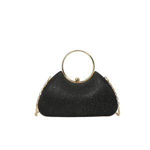 ZP5809 2025 Nouveau <span class=keywords><strong>Sac</strong></span> à <span class=keywords><strong>Main</strong></span> Femme Tendance avec Chaîne, Pochette <span class=keywords><strong>de</strong></span> Soirée Élégante pour Dîner - Product Image 4