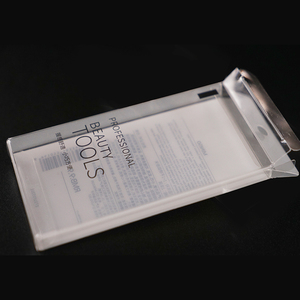 Boîte en plastique PET personnalisée, transparente, pliable, pour l'emballage d'outils de beauté - Product Image 5