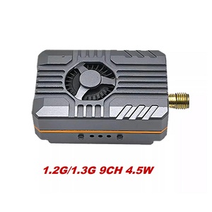 Transmisor VTX FPV de Largo Alcance SK-VTX05 1.2G/1.3GHz 4.5W, Transmisor de Video Inalámbrico de 9 Canales con Ajuste de Parámetros OSD IRC - Product Image 1