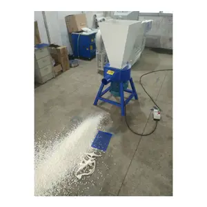factory homemade plastic bottle crusher machine waste foam rubber shredder