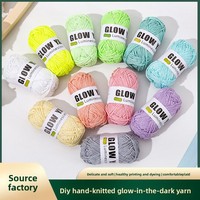 Fil fluorescent lumineux spécial pour tricot et crochet, accessoires de poupées DIY, artisanat, vente en gros
