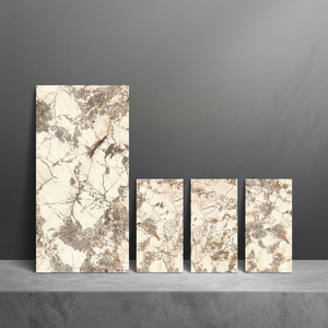 Azulejos de porcelana Alaska Europa con aspecto de piedra caliza rústica de 800x1600 mm, colección de lujo para pisos y paredes interiores. - Product Image 1