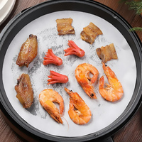 Papier de cuisson en silicone double face de qualité alimentaire, écologique, pour friteuse à air et cuiseur vapeur, idéal pour le pain et les biscuits, commande en gros du fabricant Nanbei