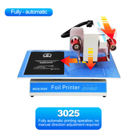 Machine d'impression d'estampage à chaud numérique automatique 3025 nouvelle imprimante d'étiquettes à plat pour la couverture de livre