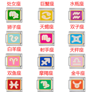 <span class=keywords><strong>LAMOON</strong></span> Nouvelle Mode Italienne Charms Liens Halloween Noir Hibou Étoile Lune Chauve-Souris Fantôme pour Bracelets 9mm Fabrication Acier Inoxydable DIY - Product Image 6