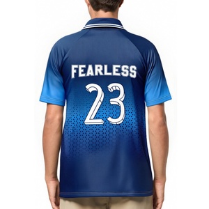 Nouveau maillot de football en sublimation avec logo brodé, style décontracté, entraînement d'équipe, 100% polyester, maillot de football pour les fans - Product Image 3