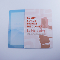 Jeu de cartes de motivation personnalisées imprimées recto-verso pour usage familial, affirmations quotidiennes de soins personnels, finition vernie, taille personnalisée
