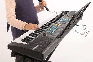 Cô Gái Món Quà Âm Nhạc Nhạc Cụ Đồ Chơi Đàn Piano Điện Tử Organ Bàn Phím Công Cụ 61 Phím Âm Nhạc Bàn Phím Cho Trẻ Em - Product Image 4