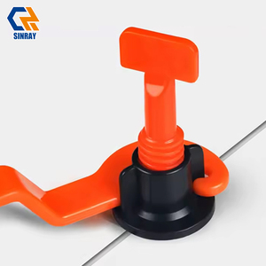 50 pièces d'outils <span class=keywords><strong>de</strong></span> nivellement <span class=keywords><strong>de</strong></span> carreaux réutilisables en PP+métal, 1,5 mm, accessoires modernes réglables auto-adhésifs pour les joints <span class=keywords><strong>de</strong></span> carrelage - Product Image 1