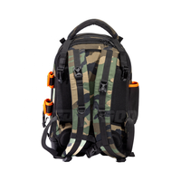 Sac à outils souple en tissu nylon imperméable avec fond rigide antichoc, étui à lunettes, sac à dos structuré à fond rigide