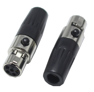 Miniconector <span class=keywords><strong>xlr</strong></span>, chapado en oro, 5 pines, macho, 5 pines, hembra - Product Image 2