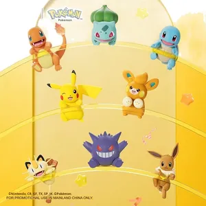 Véritable Baokemeng <span class=keywords><strong>Pikachu</strong></span> Ornements <span class=keywords><strong>en</strong></span> tissu faits à la main Cadeau <span class=keywords><strong>Pikachu</strong></span> entourant les jouets créatifs - Product Image 2