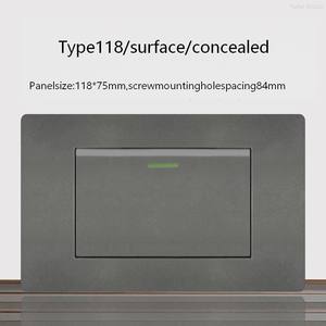 Interruptor de luz eléctrico estándar general 1/2/3 para hotel, interruptor de enchufe de pared, enchufe de pared eléctrico doméstico - Product Image 3