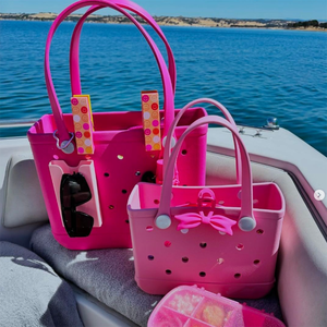 Bolsa de Playa Resistente al Agua, Bolsa de Mano de Silicona <span class=keywords><strong>EVA</strong></span> Gruesa con Orificios, Bolsa de Playa Grande de Moda para Mujer - Product Image 3