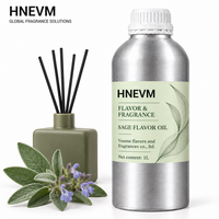 Huile Essentielle de Sauge Certifiée pour Diffuseur à Bâtonnets, Matière Première, 1000ml, Haute Qualité, Échantillon Gratuit